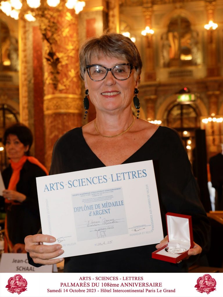 Palmar s ARTS SCIENCES LETTRES 2023 Florence JAUNEZ Ecrivain Biographe